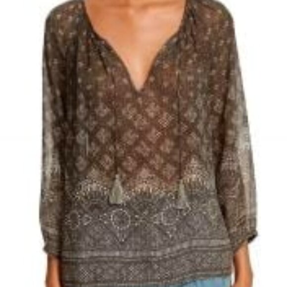 Joie - Tullis Blouse in Fatigue - XS - Picture 1 of 4